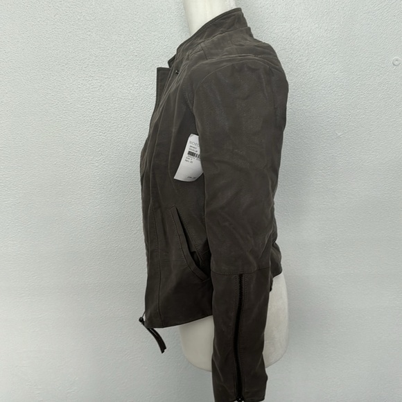 Free People Cool & Clean Vegan Suede Jacket Grey - Picture 5 of 8